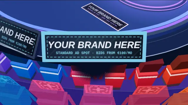 Ringside board, front 4 in the 3D Arena